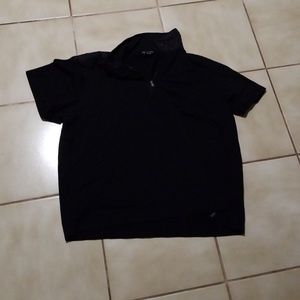 Michael Kors Short Sleeve Polo Black L